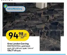 Castorama Gres London Carving Egen oferta