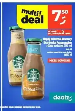 Dealz Napój mleczno-kawowy Starbucks Frappuccino Classic Vanilla oferta