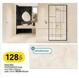 Castorama Gres Hari beige Tubądzin oferta