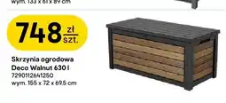 Castorama Skrzynia ogrodowa Deco Walnut 630 l Keter oferta