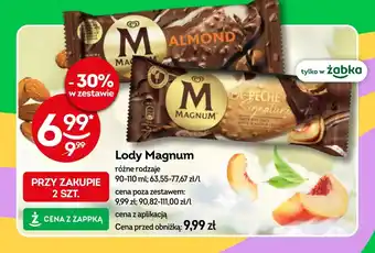 Żabka Lody Magnum oferta
