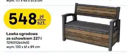 Castorama Ławka ogrodowa ze schowkiem 227 l Keter oferta