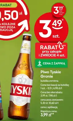 Żabka Piwo Tyskie oferta