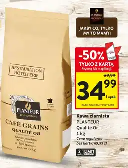 Intermarche Kawa ziarnista PLANTEUR Qualite Or oferta