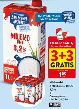 Intermarche Mleko UHT Z MLECZNEJ DROGI 3,2% oferta