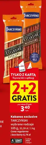 Intermarche Kabanos exclusive TARCZYŃSKI oferta