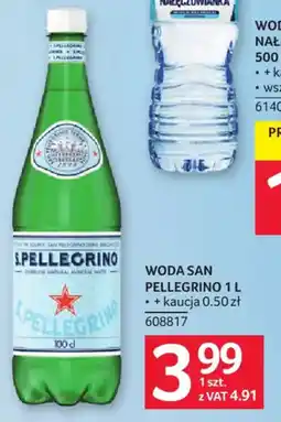 Selgros Woda san pellegrino oferta