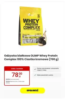 Media Expert Odżywka białkowa Olimp Whey Protein Complex 100% Ciastko kremowe oferta