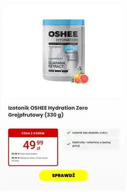 Media Expert Izotonik OSHEE Hydration Zero Grejpfrutowy oferta