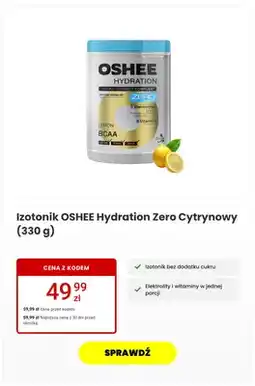 Media Expert Izotonik OSHEE Hydration Zero Cytrynowy oferta