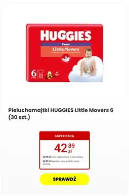 Media Expert Pieluchomajtki Huggies Little Movers 6 30-pak oferta