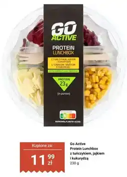 Biedronka Sałatka Protein Lunchbox Go Active z tuńczykiem, jajkiem i kukurydzą oferta