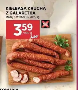 Stokrotka Kiełbasa krucha z galaretką Madej & Wróbel oferta