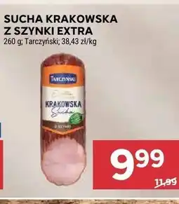 Stokrotka Kiełbasa sucha krakowska z szynki extra Tarczyński oferta