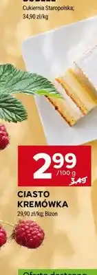 Stokrotka Ciasto Kremówka Bizon oferta