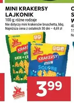 Stokrotka Mini krakersy Lajkonik Ser i Cebula oferta