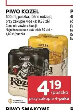Stokrotka Piwo Kozel Černý 4-pak oferta