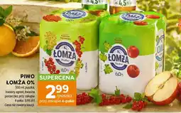 Stokrotka Piwo bezalkoholowe Łomża Radler Kwaśna Porzeczka 4-pak oferta