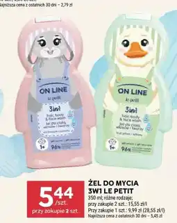 Stokrotka Żel do mycia 3w1 On Line Le Petit Bunny oferta