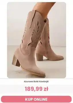 Renee Buty damskie ażurowe botki kowbojki Renee oferta