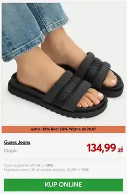 eobuwie Klapki Guess Jeans oferta