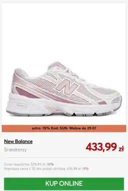 eobuwie Sneakersy New Balance oferta