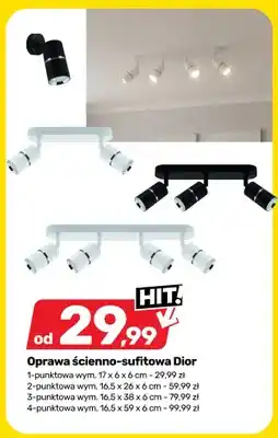 Bricomarche Oprawa ścienno-sufitowa Dior 1-punktowa 17x6x6 cm oferta