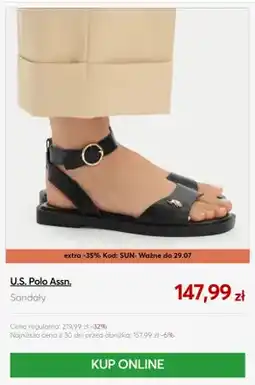 eobuwie Sandały damskie U.S. Polo Assn oferta
