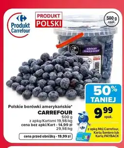 Carrefour Borówki amerykańskie polskie Carrefour oferta