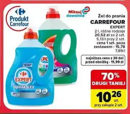 Carrefour Żel do prania Carrefour Expert White Gel oferta