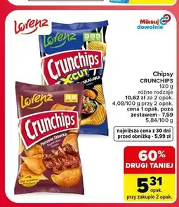 Carrefour Chipsy Crunchips X-Cut Chakalaka oferta
