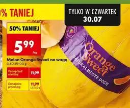 Biedronka Melon Orange Sweet na wagę oferta