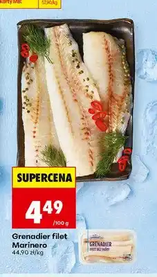 Biedronka Grenadier filet bez skóry Marinero oferta