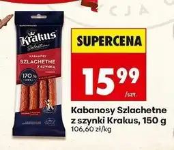 Biedronka Kabanosy Szlachetne z szynki Krakus oferta