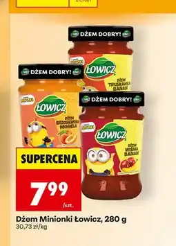 Biedronka Dżem brzoskwinia morela Minionki Łowicz oferta