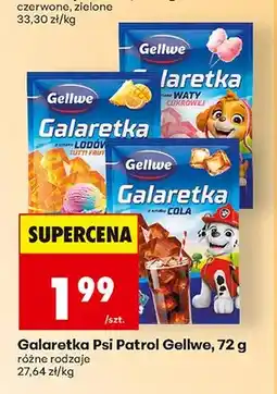 Biedronka Galaretka o smaku waty cukrowej Psi Patrol Gellwe oferta