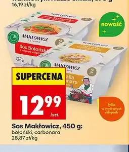 Biedronka Sos carbonara Makłowicz oferta