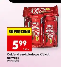 Biedronka Cukierki czekoladowe Kit Kat na wagę oferta