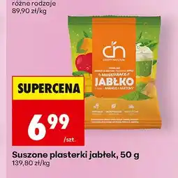 Biedronka Suszone plasterki jabłek Crispy Natural oferta