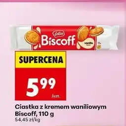 Biedronka Ciastka z kremem waniliowym Lotus Biscoff oferta