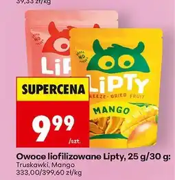Biedronka Owoce liofilizowane Lipty Mango oferta