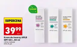 Biedronka Krem do twarzy APLB SPF 50+ Collagen EGF Peptide oferta