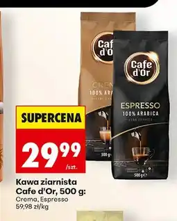 Biedronka Kawa ziarnista Cafe d'Or Crema oferta