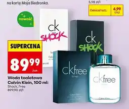 Biedronka Woda toaletowa Calvin Klein CK Free for men oferta