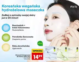 Biedronka Maseczka kolagenowa do twarzy Abib Pstrolistka Sercowata oferta