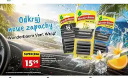 Biedronka Odświeżacz samochodowy Wunder-Baum Vent Wrap Black Ice 4-pak oferta
