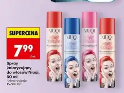 Biedronka Spray koloryzujący do włosów Niuqi 1-Day Color oferta