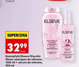 Biedronka Zestaw szampon Elseve Glycolic Gloss + serum Elseve Glycolic Gloss oferta