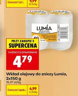 Biedronka Wkład olejowy do zniczy Lumia 2-pak oferta