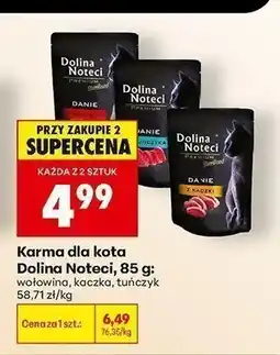 Biedronka Karma dla kota Dolina Noteci Premium z tuńczykiem oferta